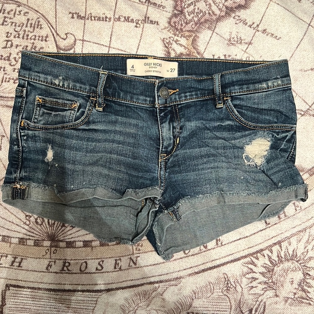 Gilly Hicks Cheeky Stretch Jean Shorts